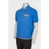 Men's polo T-shirt with stripes