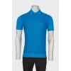 Men's blue polo