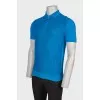 Men's blue polo