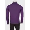 Men's purple polo