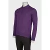 Men's purple polo