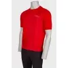 Men's red T-shirt