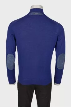 Men's jumper with elbow pads