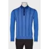 Men's geometric polo