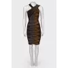 Black dress with shiny rhinestones