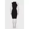 Black dress with shiny rhinestones