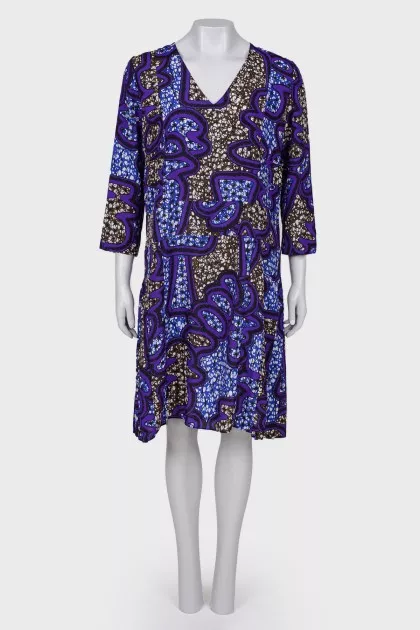 Abstract print dress
