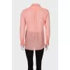 Pink shirt with pocket