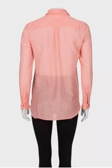 Pink shirt with pocket