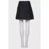 Quilted black skirt