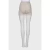 Gray shorts with wool