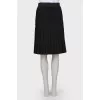 Black pleated skirt