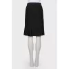 Black pleated skirt