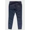 Blue skinny jeans