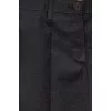 Woolen classic gray trousers