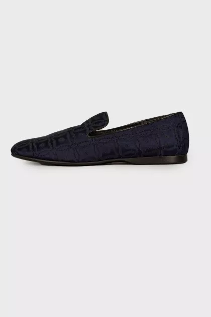 Textile men's loafers