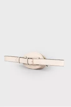 Belt bag with brand logo
