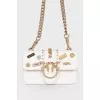 White bag with decorated flap