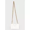 White bag with decorated flap
