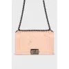 Boy Chevron Flap Bag Patent Leather