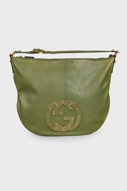 GG Logo Blondie Hobo Bag