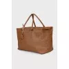 Intrecciato Woven Nappa Leather Brick Bag