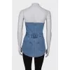 Denim top with buttons
