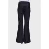Navy blue flare jeans