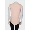 Pink T-shirt with brand logo