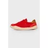Men's red sneakers