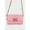 Pink Millennials bag with gold chain