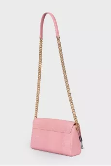 Pink Millennials bag with gold chain