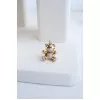 Gold pendant with diamonds