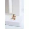 Gold pendant with diamonds