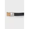 Black leather belt