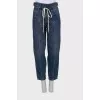 Tie banana jeans