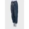 Tie banana jeans