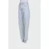 Light blue high rise jeans