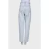 Light blue high rise jeans
