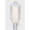 Silk milk dress