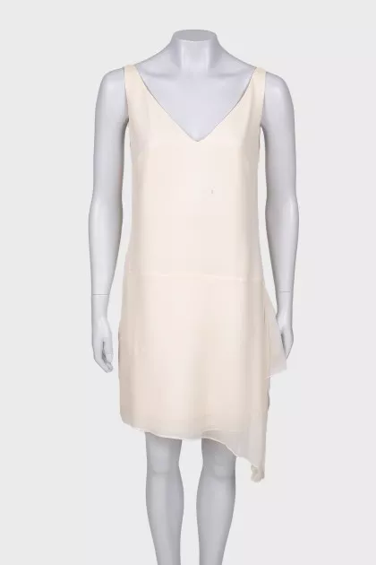 Silk milk dress
