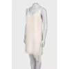 Silk milk dress