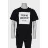 Men's T-shirt with double-sided print