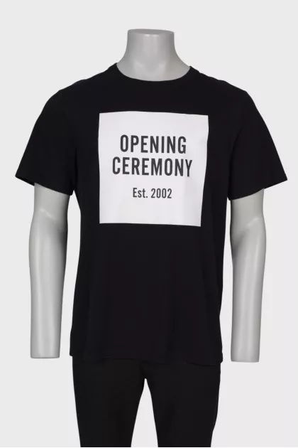 Men's T-shirt with double-sided print