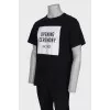 Men's T-shirt with double-sided print