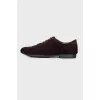 Men's chamous leather shoes