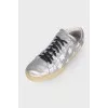 Men's sneakers with star appliqué