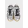Men's sneakers with star appliqué