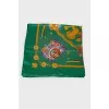 Printed silk scarf