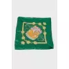 Printed silk scarf